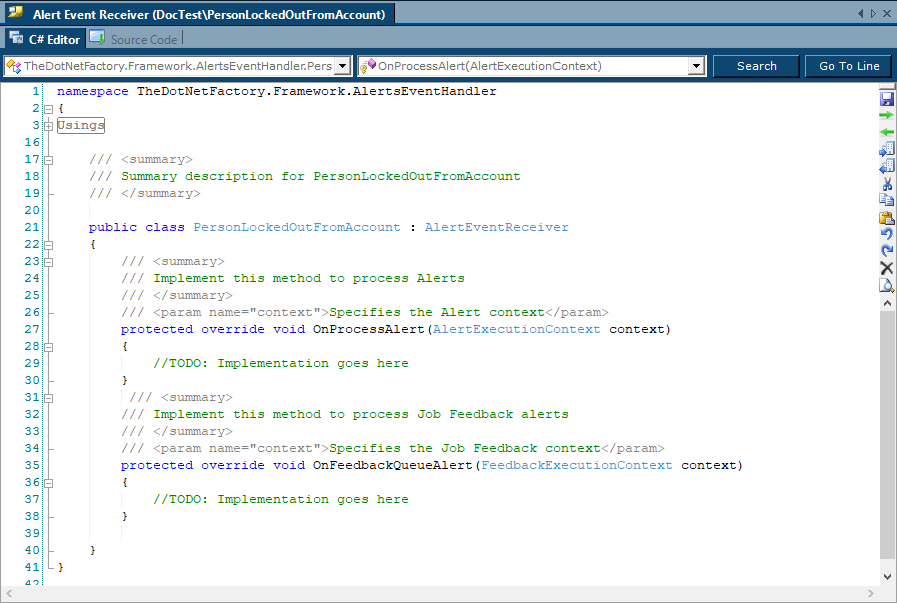 C# editor