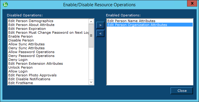 Enable Operations
