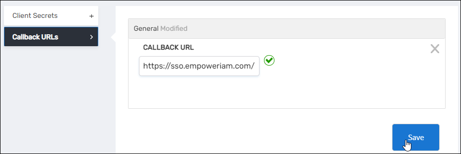 Callback URLs