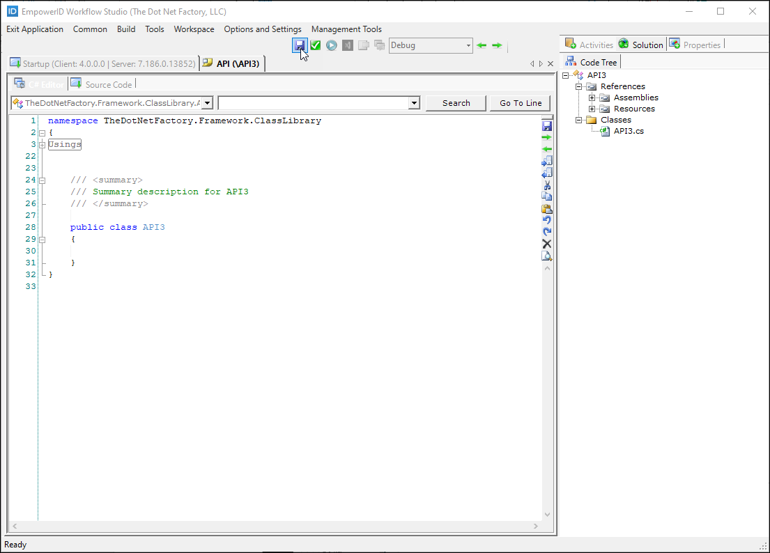 Save API project