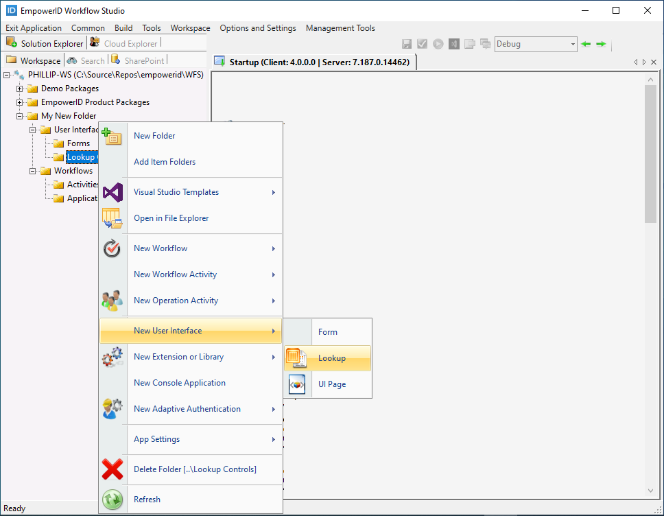 Create new lookup