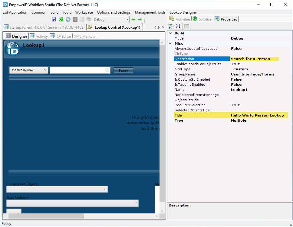 Lookup properties