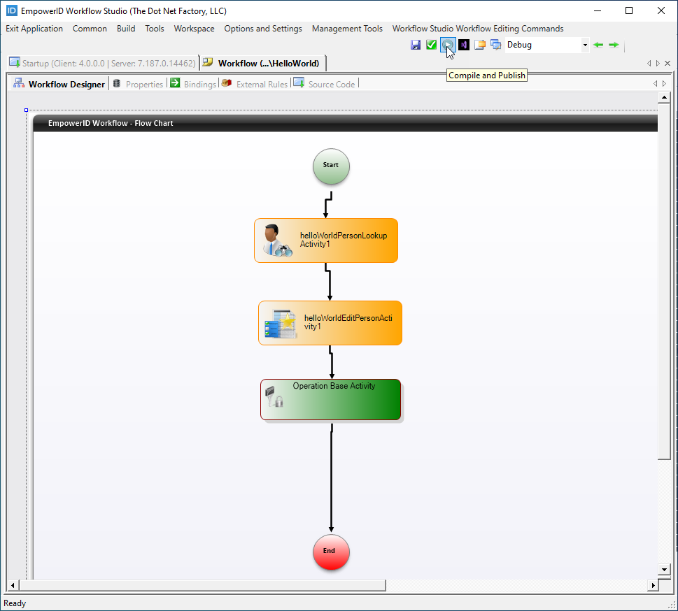 Compile workflow