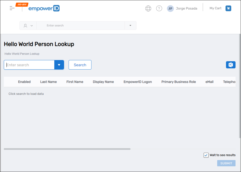 Workflow lookup