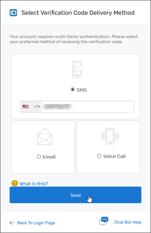 Enter Delivery Info