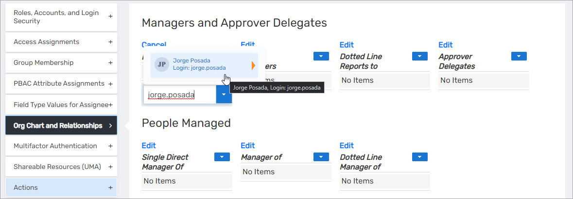 Select manager
