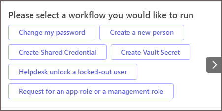 Self Service Workflows