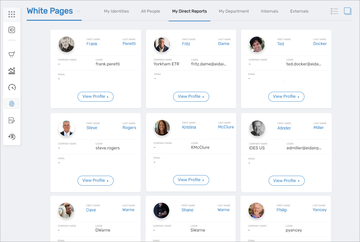 White Pages View