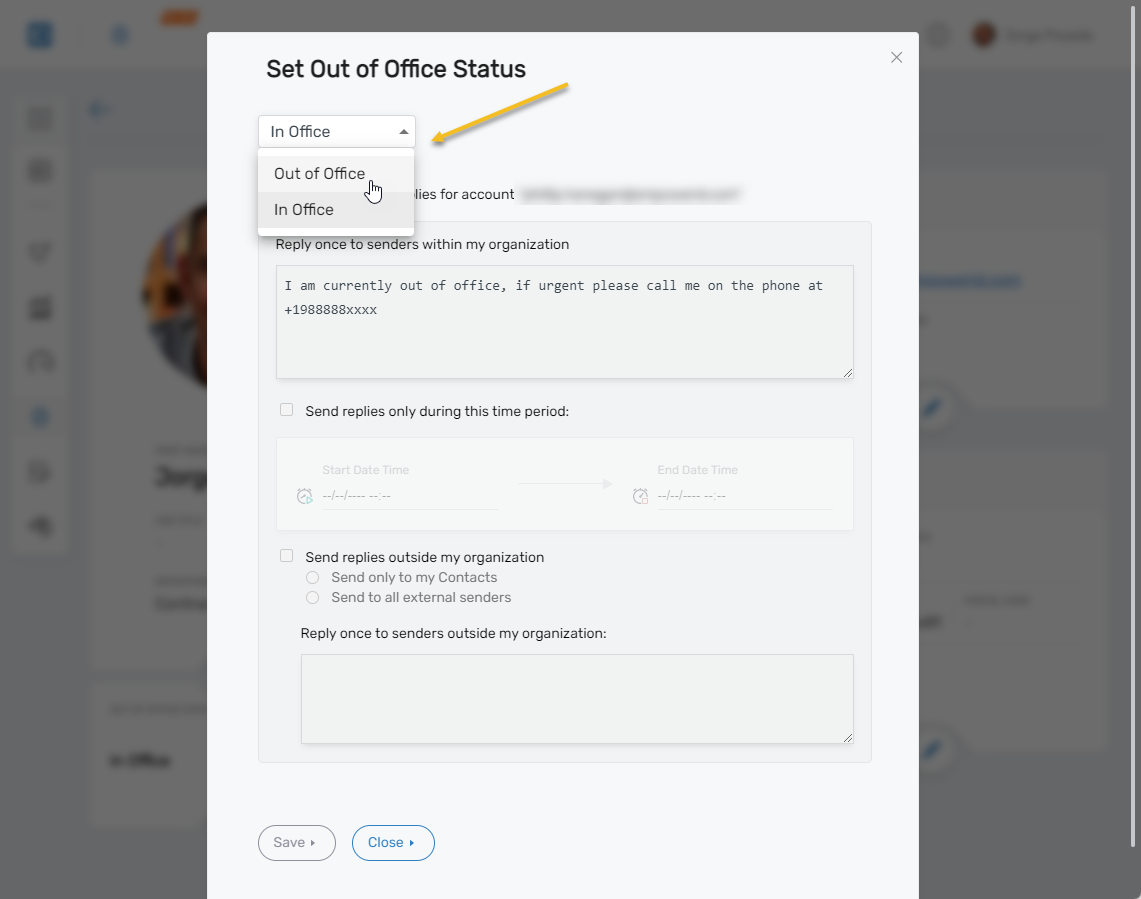 Status Selection
