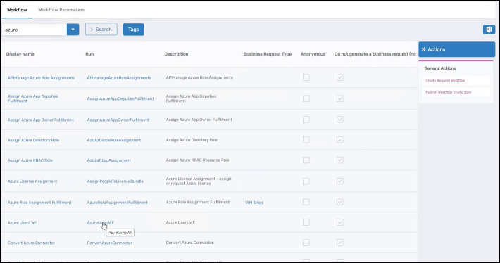 Execute workflow