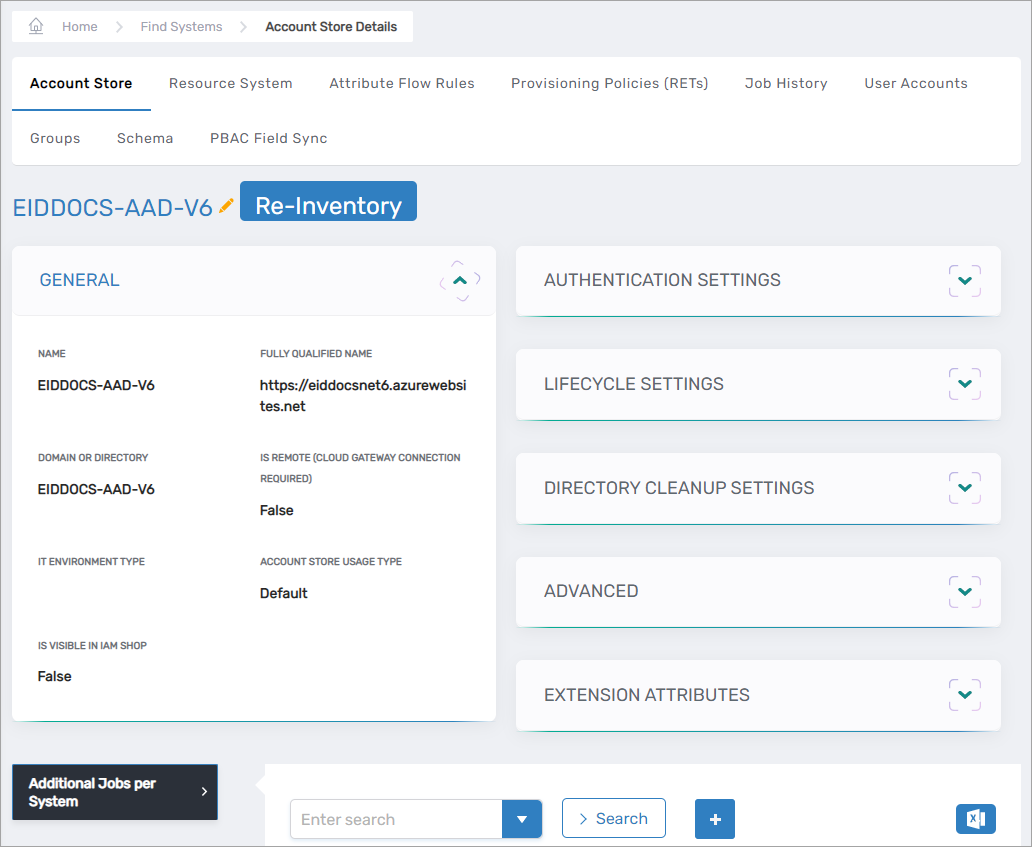 Account store page