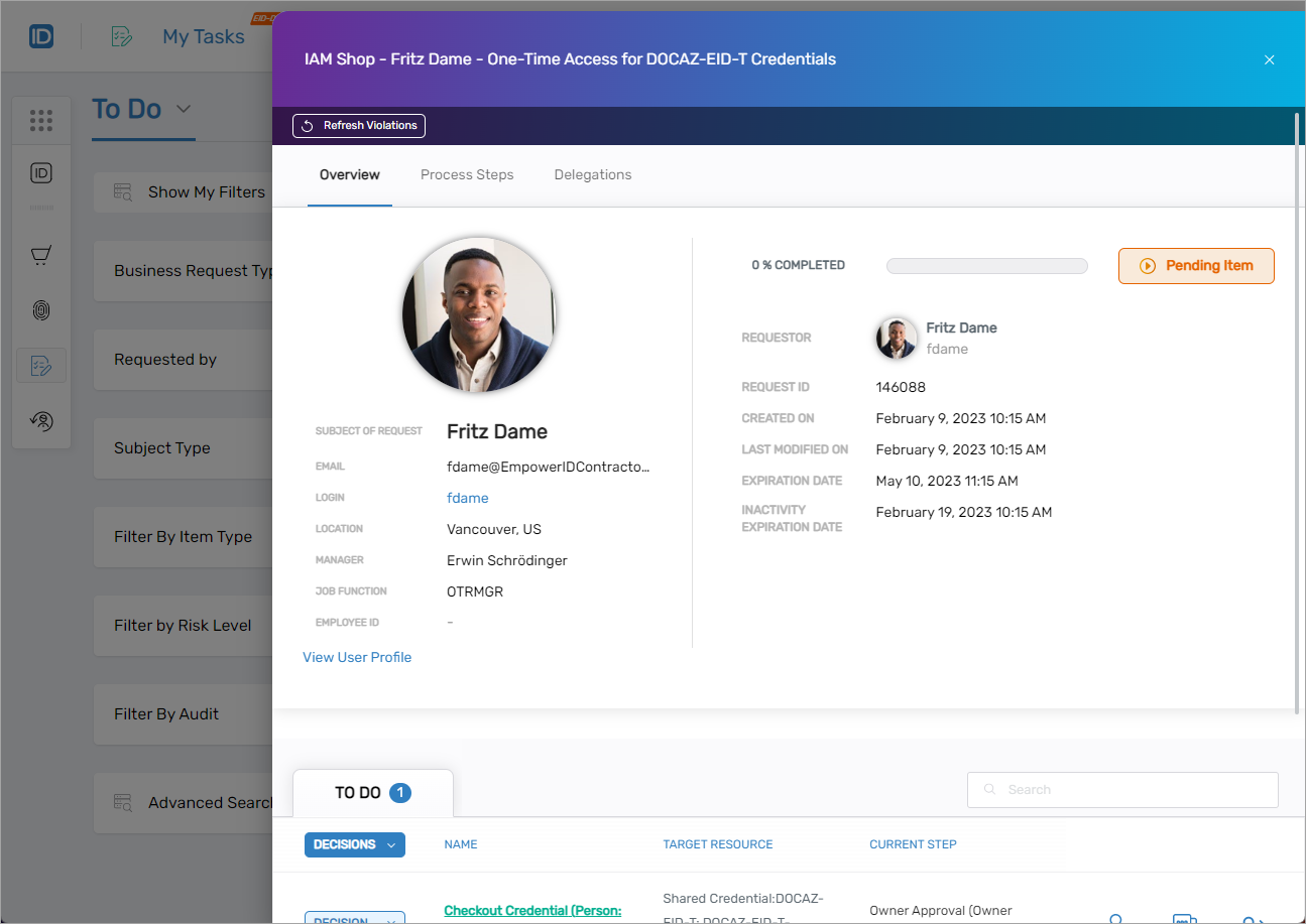 Task Card View