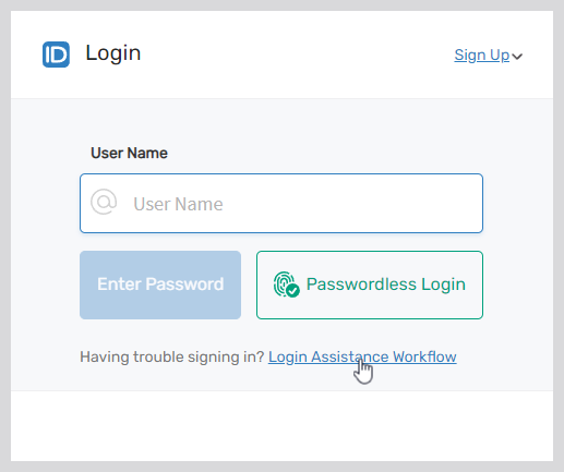 Login Screen
