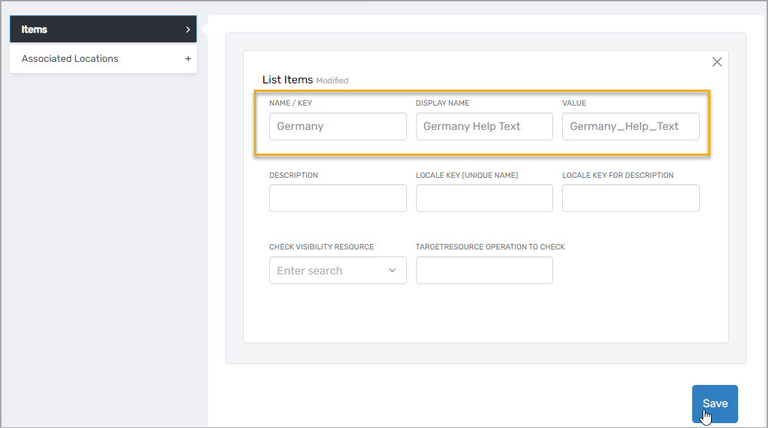 Add List Item