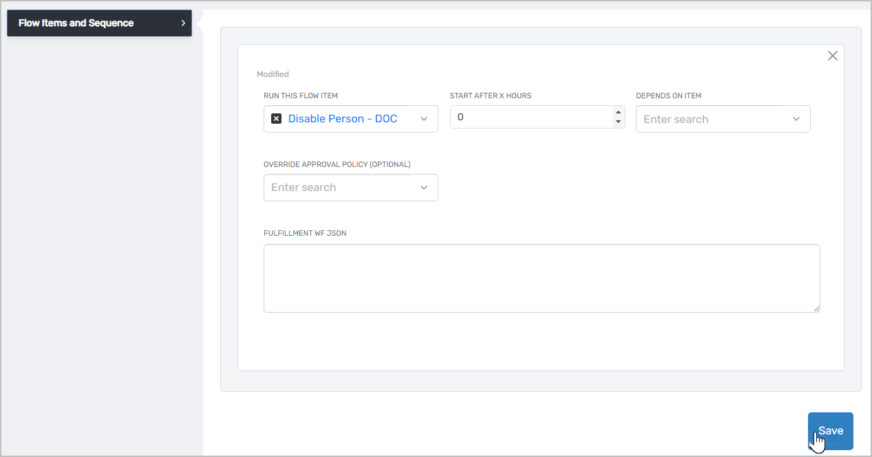 Flow Item Added to Definition