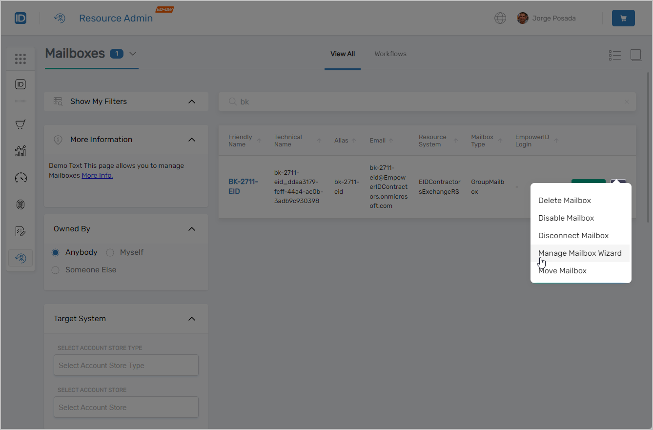 Mailbox Contextual Workflow