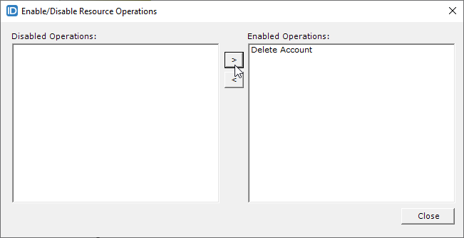 Enable operation