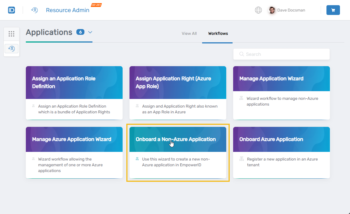 Workflows Tab