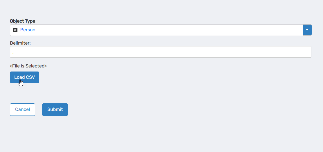 Load CSV