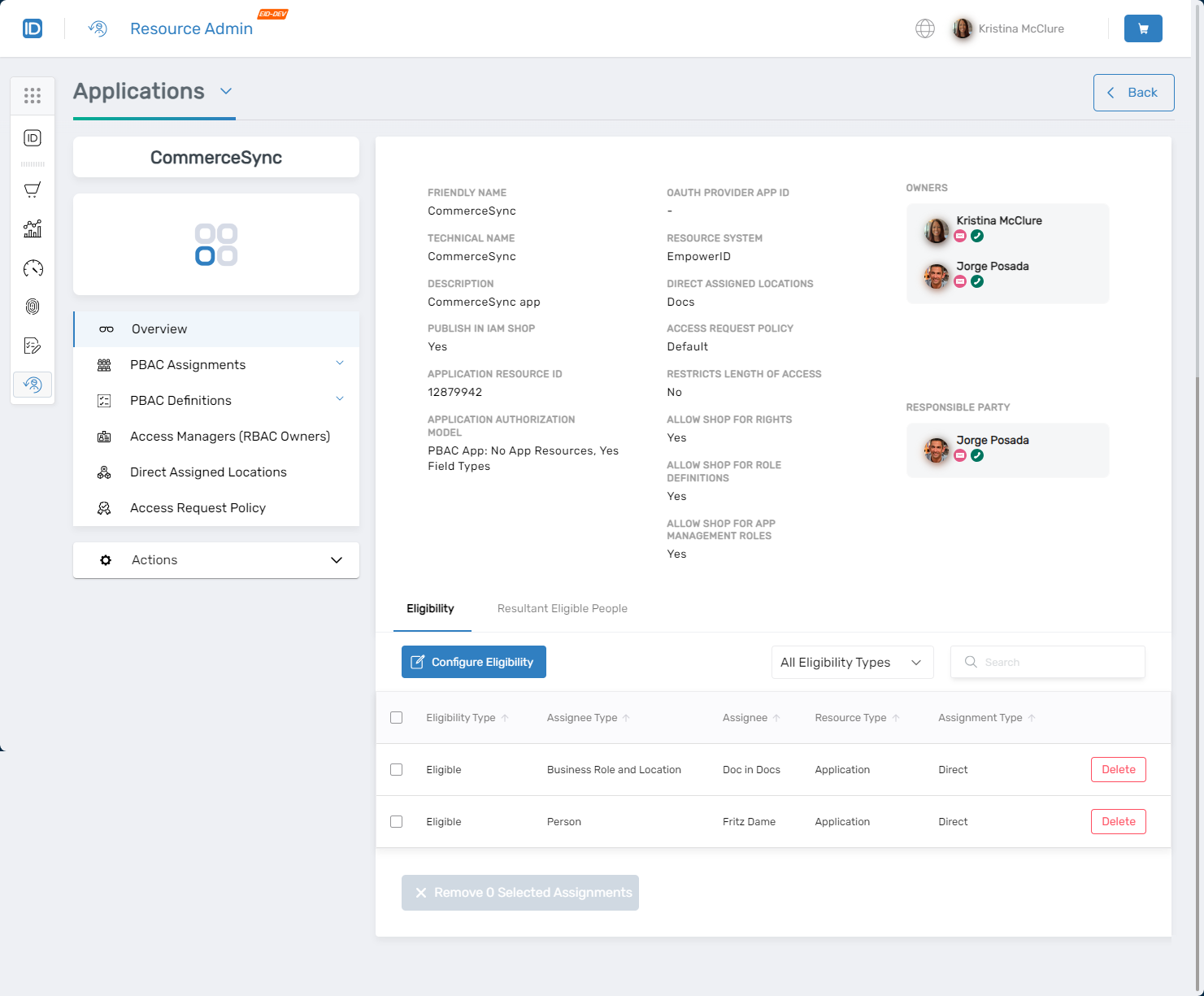 Application overview