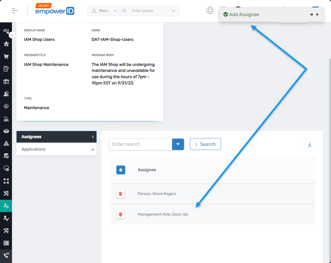 Assignee Added