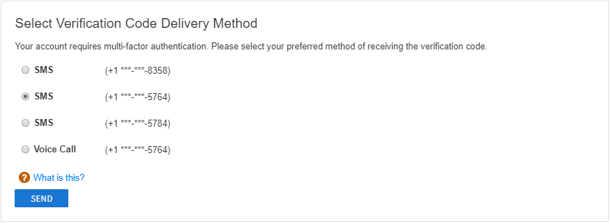Enter Delivery Info