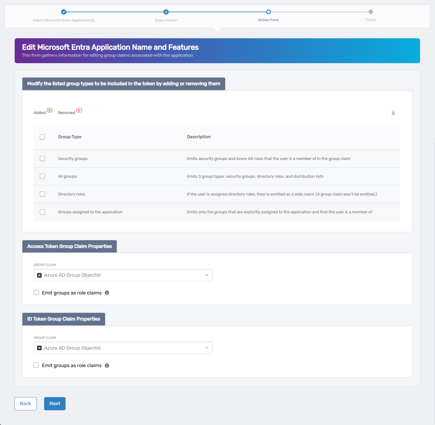 Group Claims Form