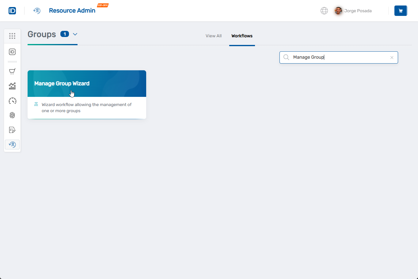 Manage Group Wizard