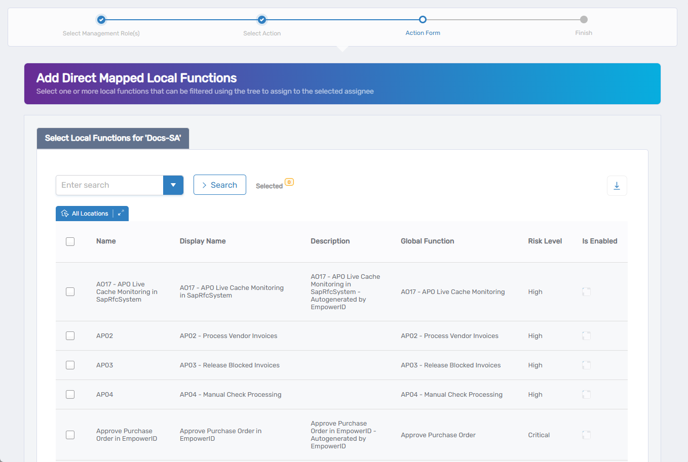 Remove Local Function Assignments