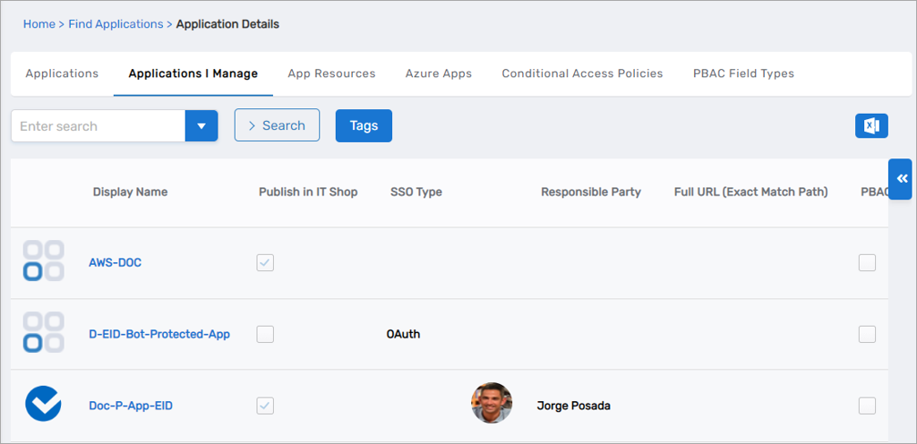 Multi-tab page