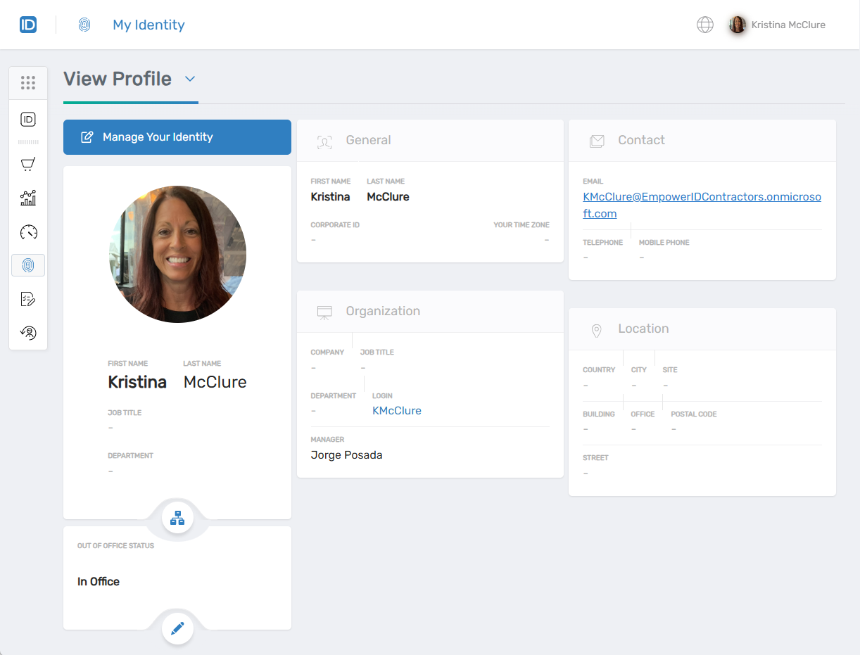 View Profile Page